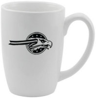 Ceramic Mugs: 16oz White Mocha Coffee Mugs